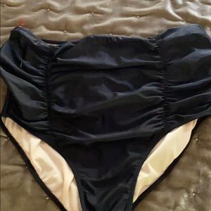 Black maternity swim bottoms